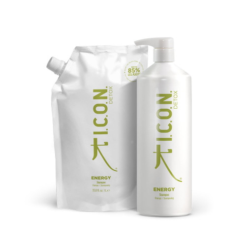 Pack Bolsa Refill y Champú Detox Energy