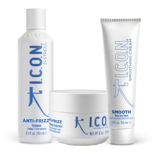 Pack ANTIFRIZZ - CHAMPÚ + ACONDICIONADOR 250 ML + SMOOTH 150 ML